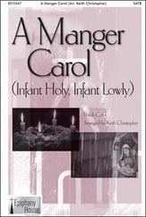 A Manger Carol SATB choral sheet music cover